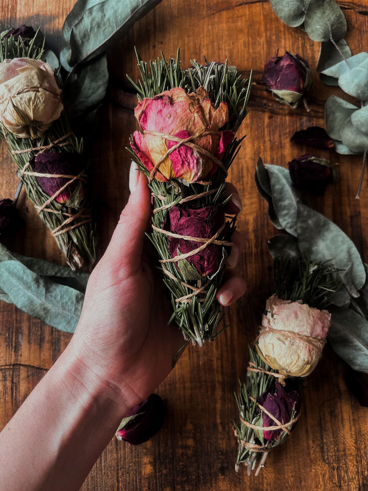 Rosemary & Rose Cleansing Wand