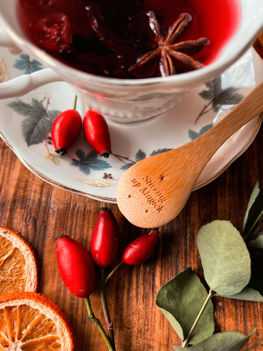 Stirring up Magick Wooden Teaspoon