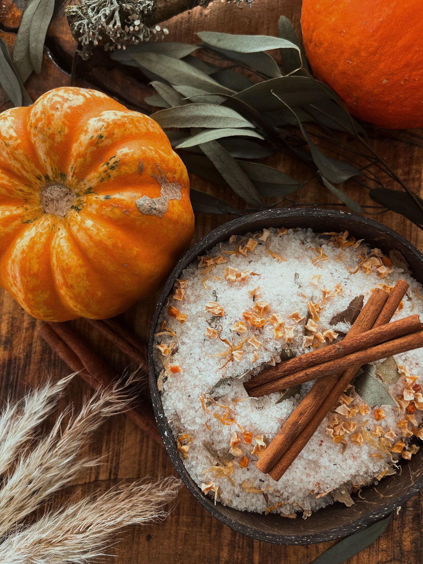 Spiced Pumpkin + Black Salt Bath Ritual