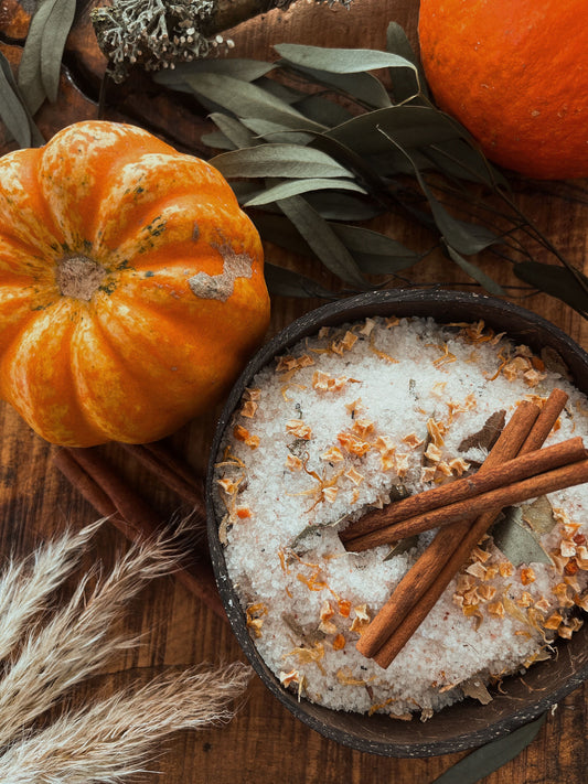 Spiced Pumpkin + Black Salt Bath Ritual