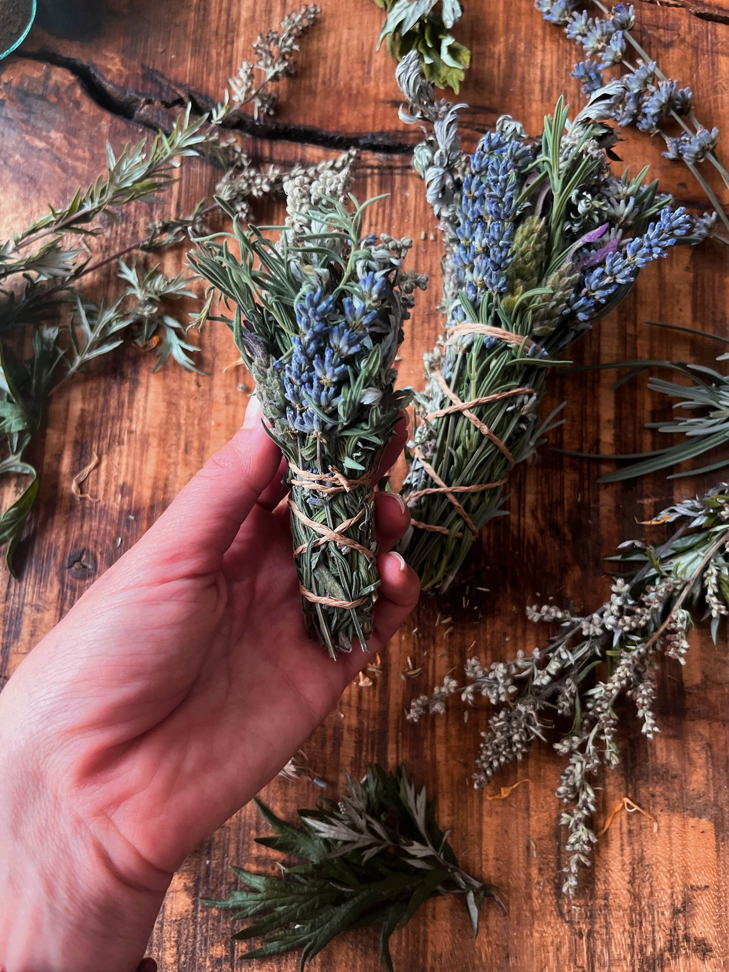 Mugwort + Lavender Cleansing Wand